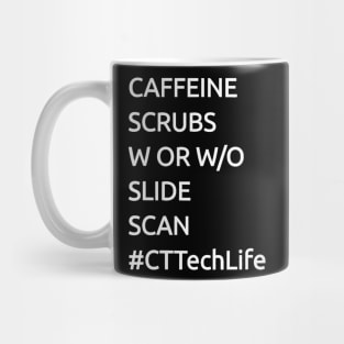 Caffeine Scrubs Slide W Or WO C Ech Life Cat Scan X Ray Mug